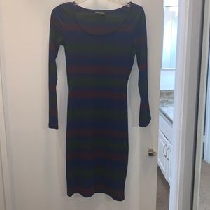 Colorblock Midi Dress